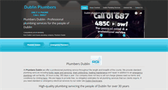 Desktop Screenshot of plumbers-dublin.ie